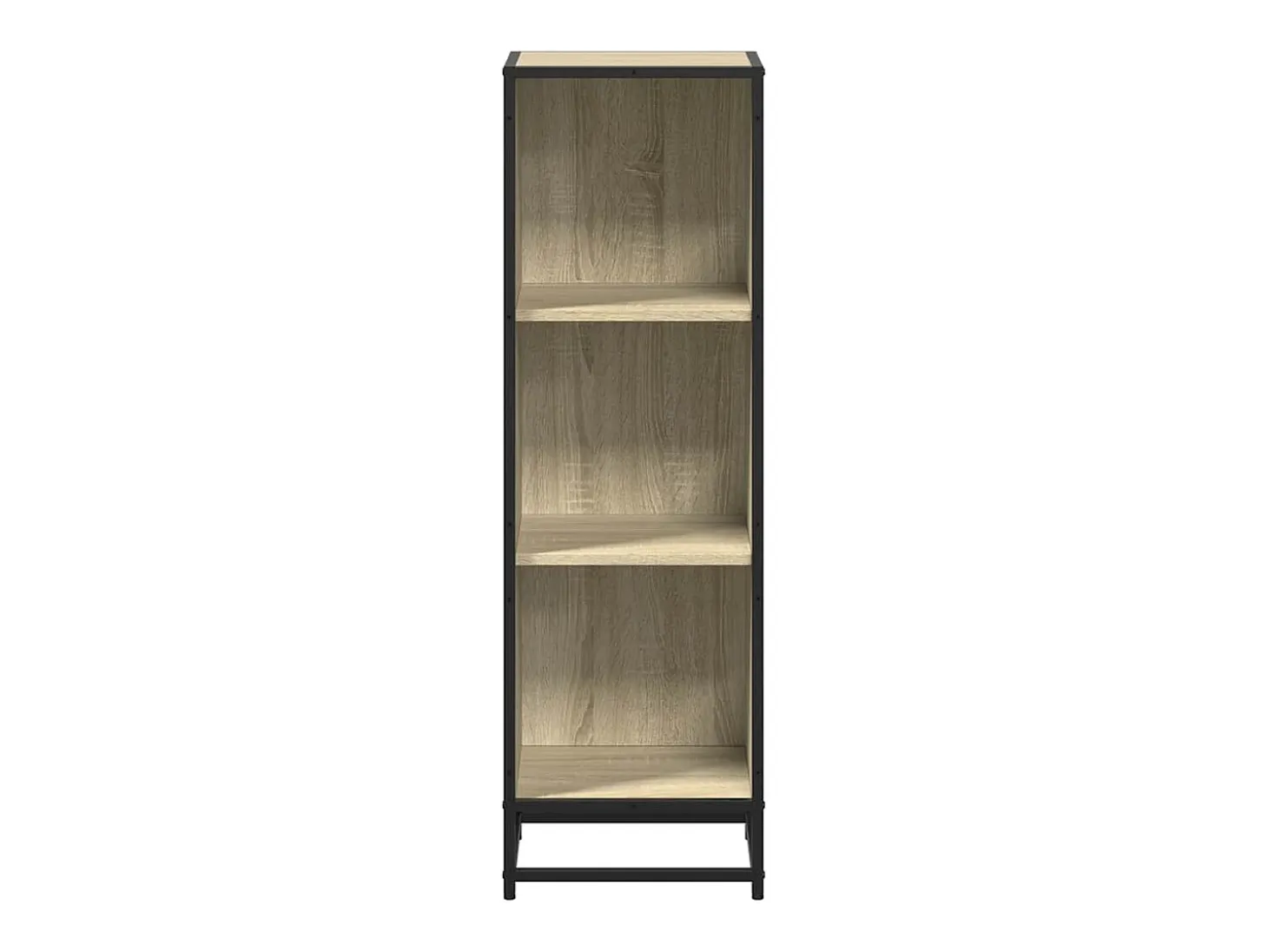 Armario de libros contrachapada color roble 33,5x33x107,5 cm