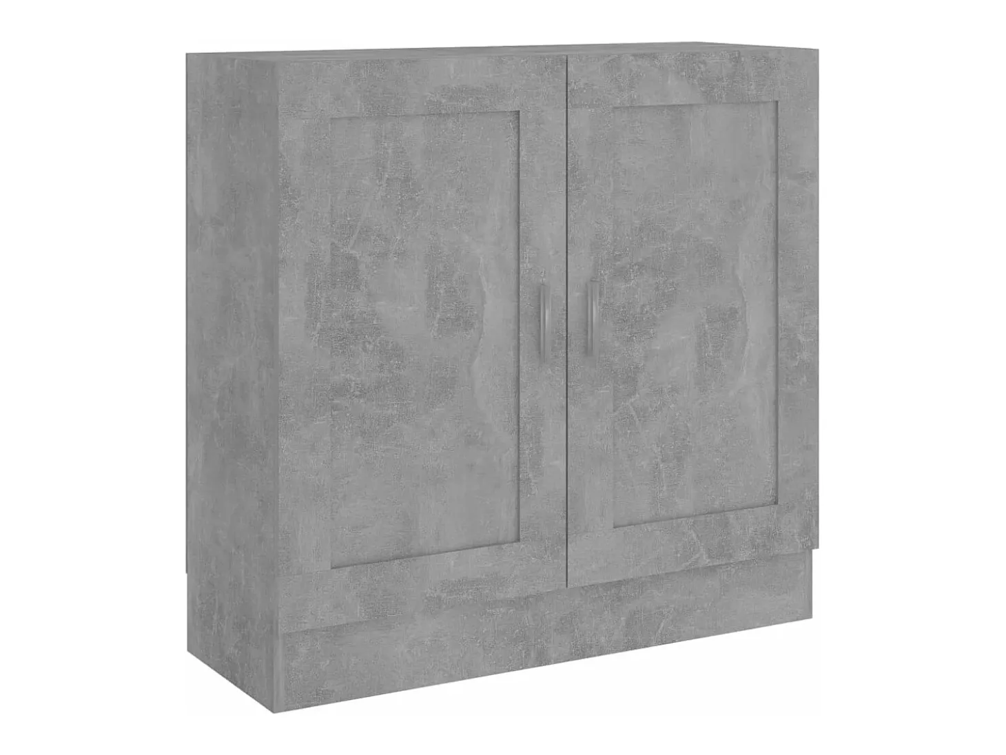 Armario de libros contrachapada gris hormigón 82,5x30,5x80 cm