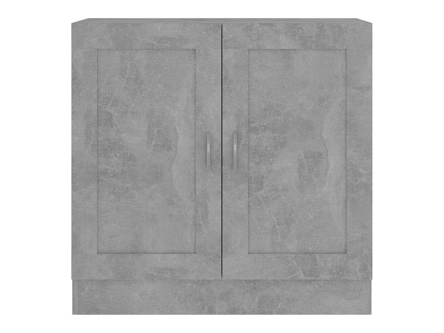 Armario de libros contrachapada gris hormigón 82,5x30,5x80 cm