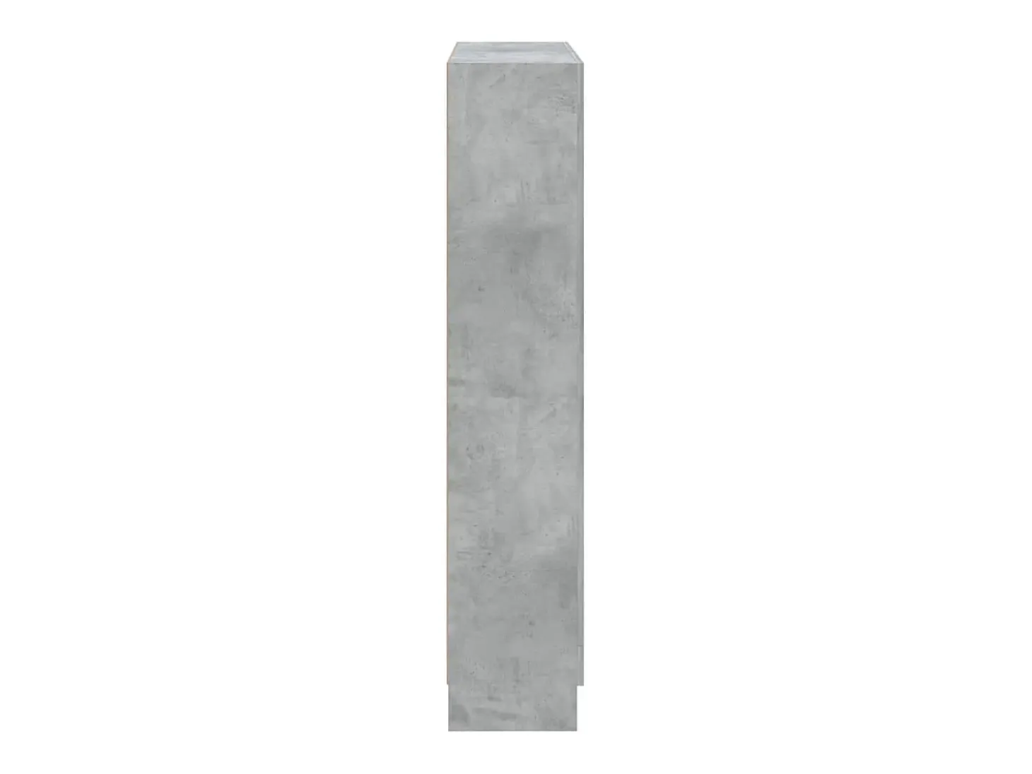 Armario de libros contrachapada gris hormigón 82,5x30,5x150cm