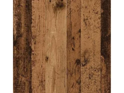 Armario de libros madera contrachapada envejecida 48x25,5x140cm