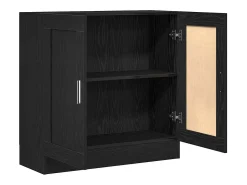 Armario de Libros Roble negro 82.5 x 30.5 x 80 cm