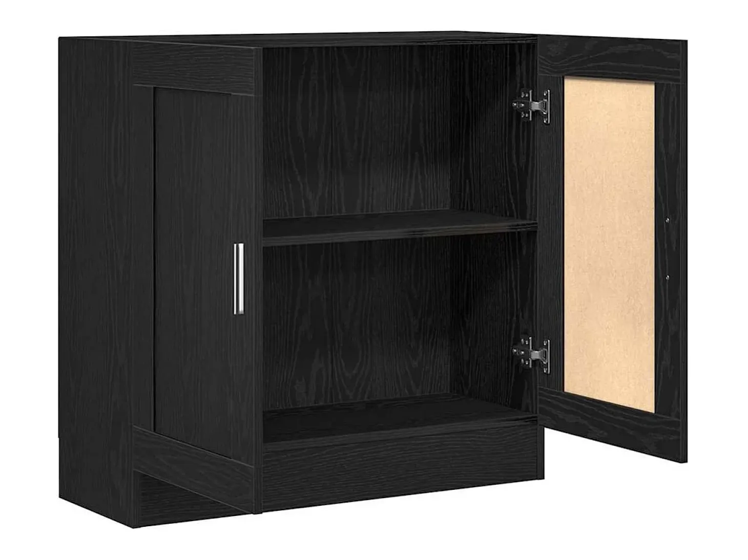 Armario de Libros Roble negro 82.5 x 30.5 x 80 cm