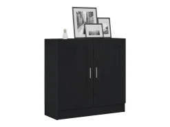 Armario de Libros Roble negro 82.5 x 30.5 x 80 cm