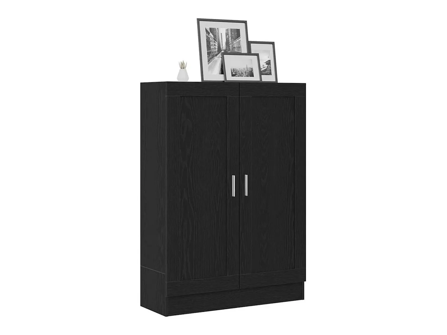 Armario de Libros Roble negro 82.5 x 30.5 x 115 cm