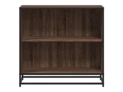Armario de madera de ingeniería roble oscuro 80,5x35x76 cm