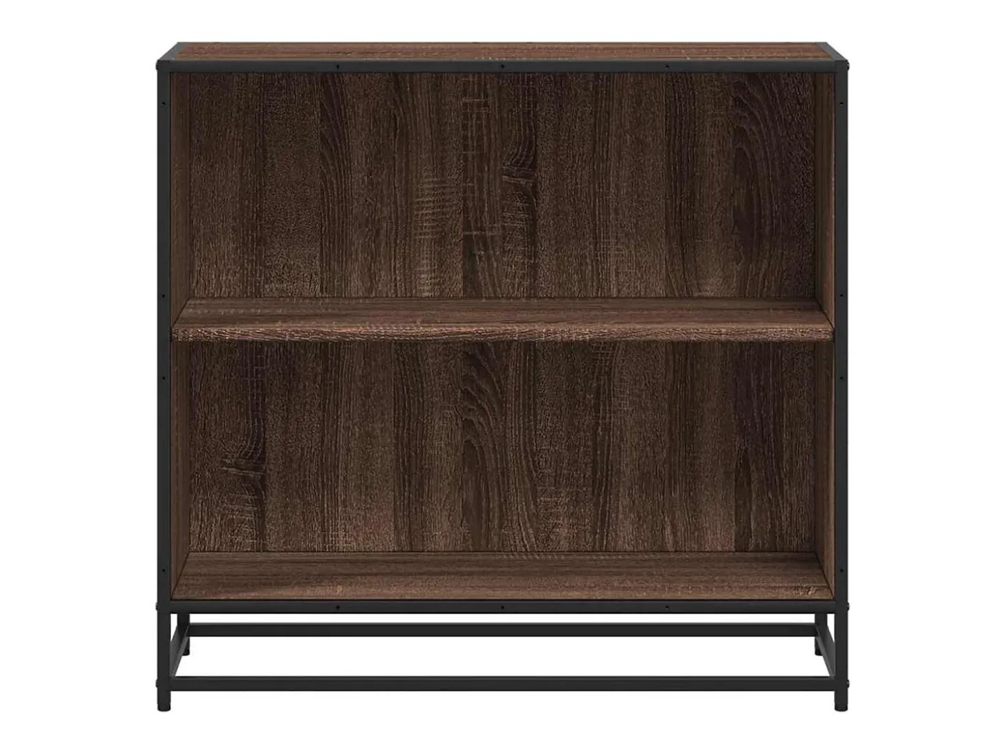 Armario de madera de ingeniería roble oscuro 80,5x35x76 cm