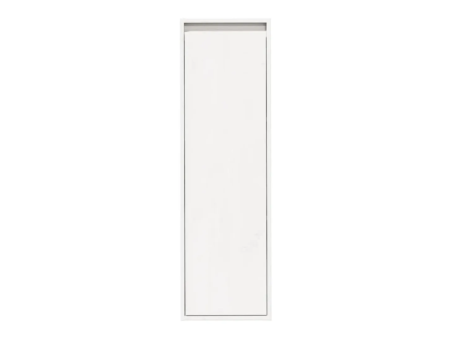 Armario de pared Blanco 30x30x100 cm Madera maciza de pino