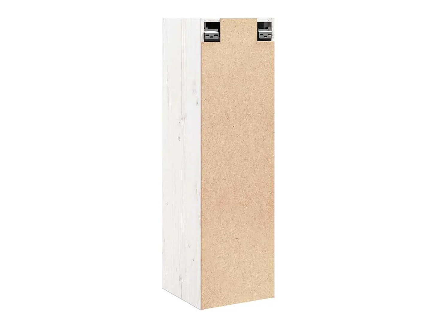 Armario de pared Blanco 30x30x100 cm Madera maciza de pino