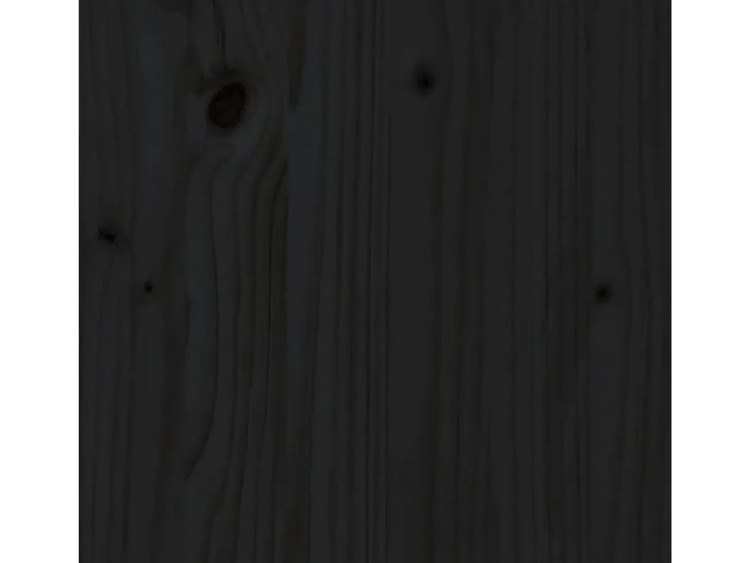 Armario de pared de madera maciza de pino negro 60x30x35 cm