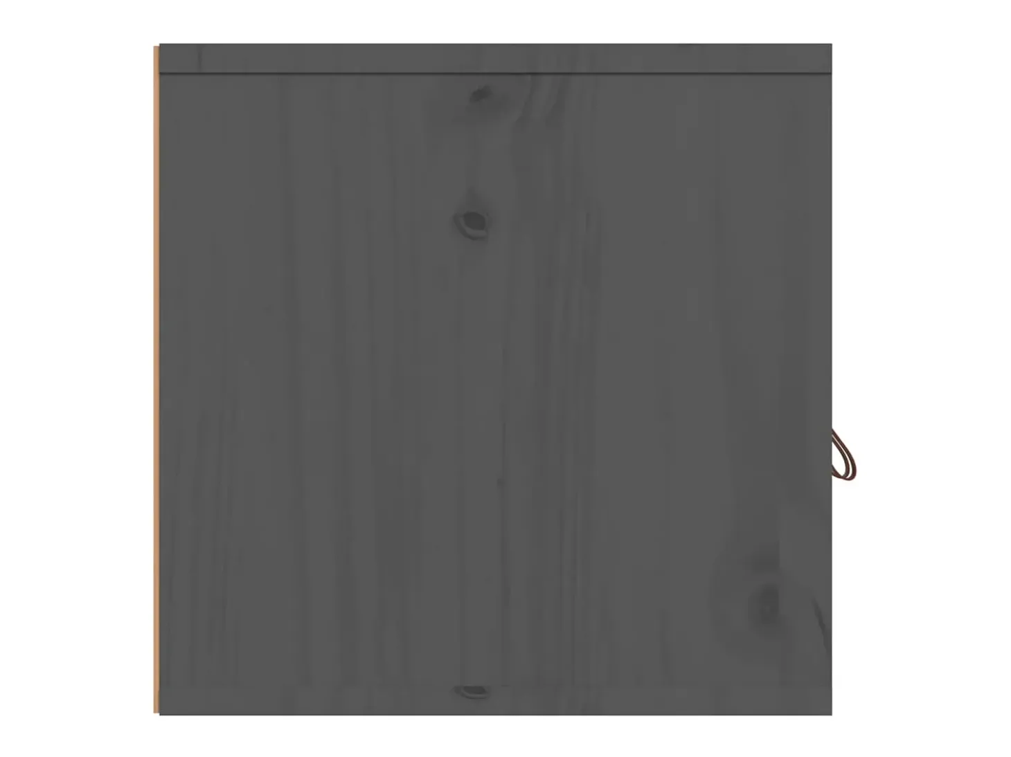 Armario de pared Gris 80x30x30 cm Madera maciza de pino