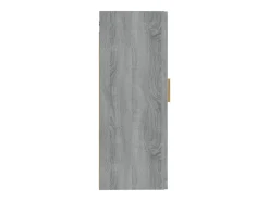 Armario de pared Sonoma gris 35x34x90 cm Madera de ingeniería
