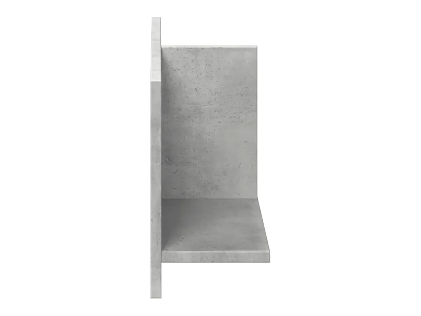 Armario de pared 70x16,5x30 cm gris hormigón madera de ingeniería