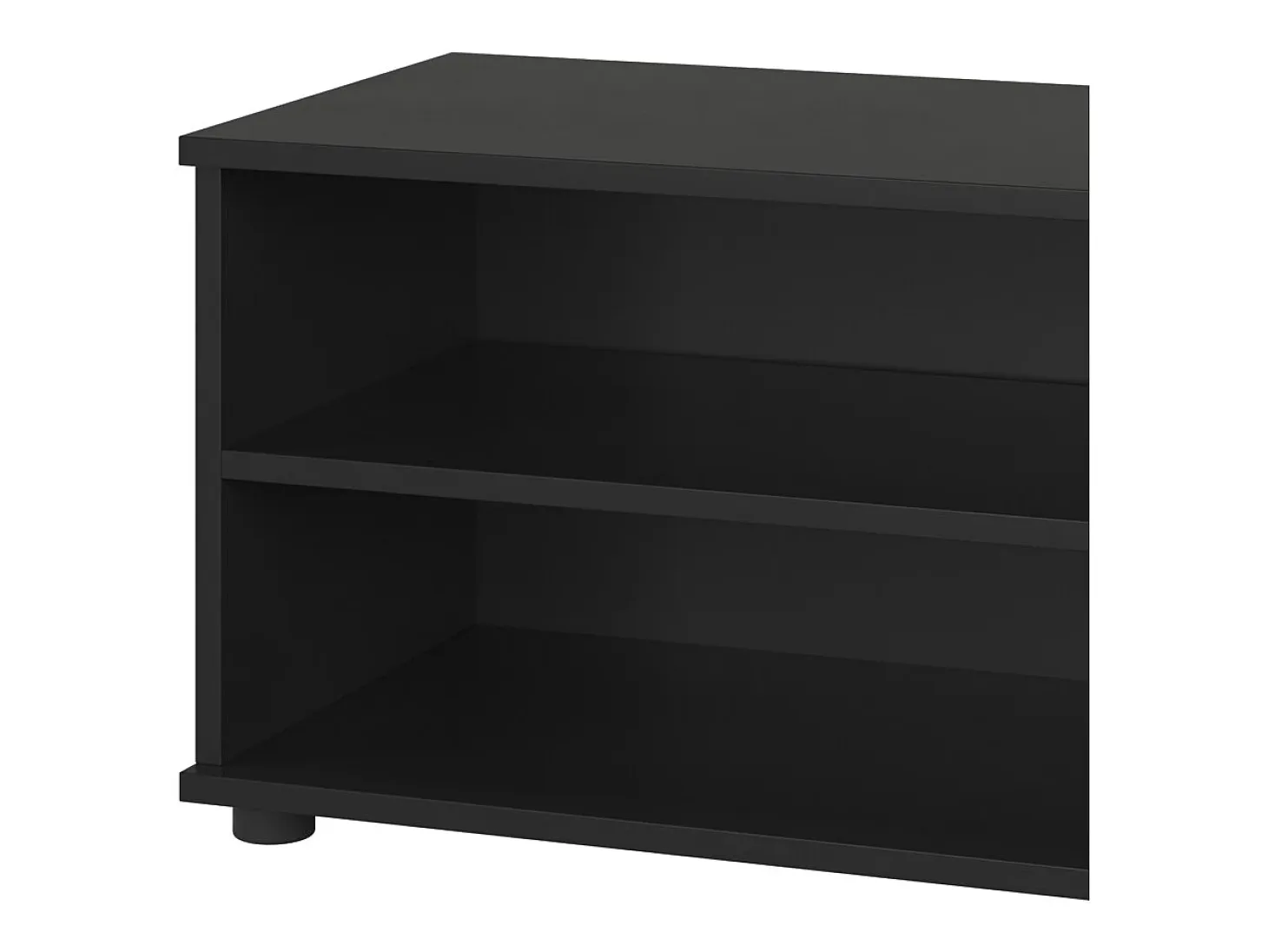Armario de salón negro 70.8x35.3x38.9 berno