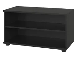Armario de salón negro 70.8x35.3x38.9 berno
