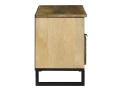 Armario de TV Marrón 105 x 33 x 46 cm madera maciza de mango