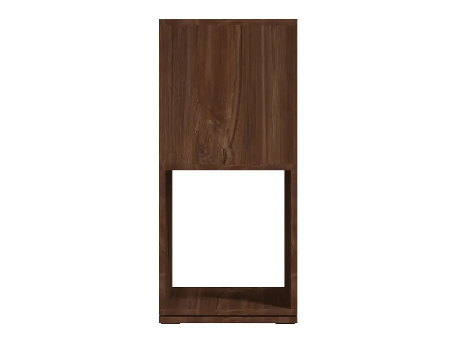 Armario giratorio aglomerado roble marrón 34,5x34,5x75,5 cm