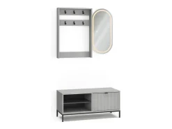 Armario gris 100x40x45 eliza