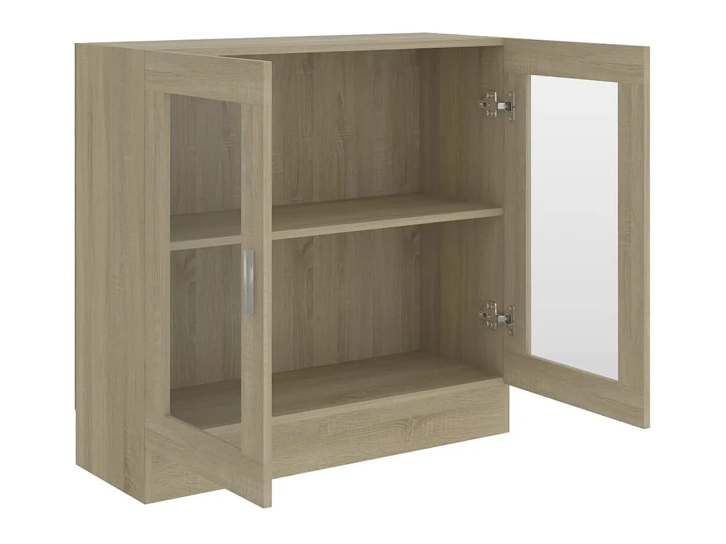 Armario libros madera contrachapada color roble 82,5x30,5x80 cm ES544652