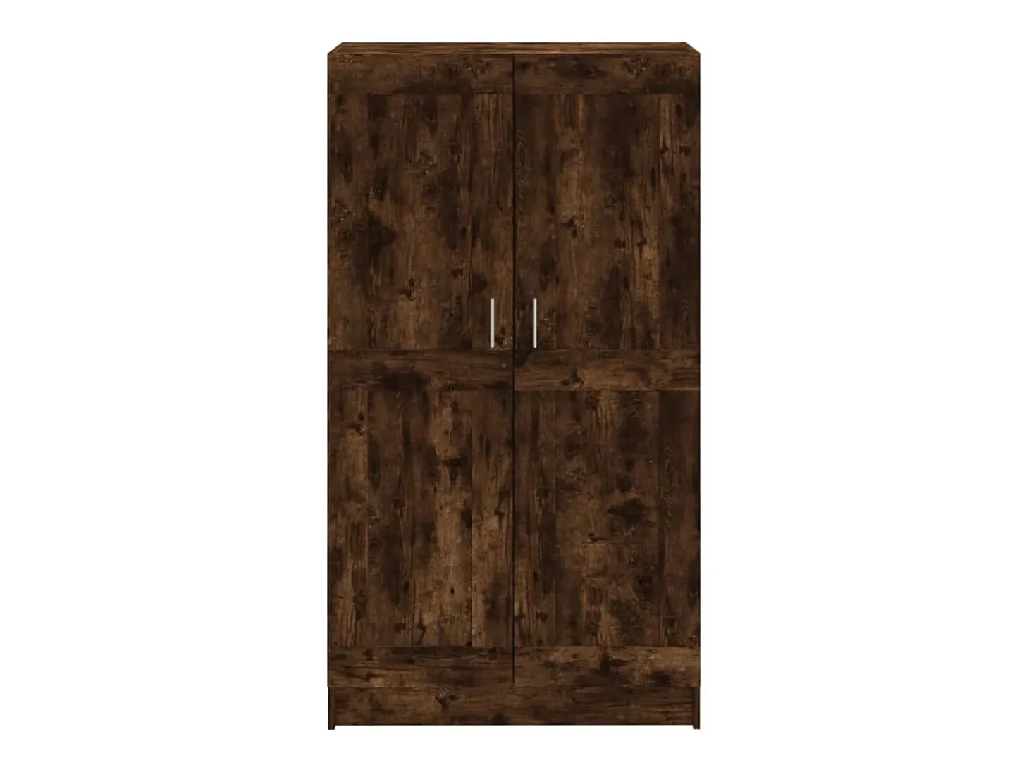Armario libros madera contrachapada roble humo 82,5x30,5x150 cm