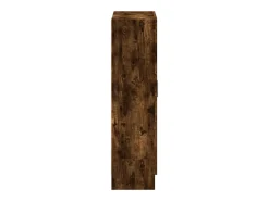 Armario libros madera de ingeniería roble humo 82,5x30,5x115 cm