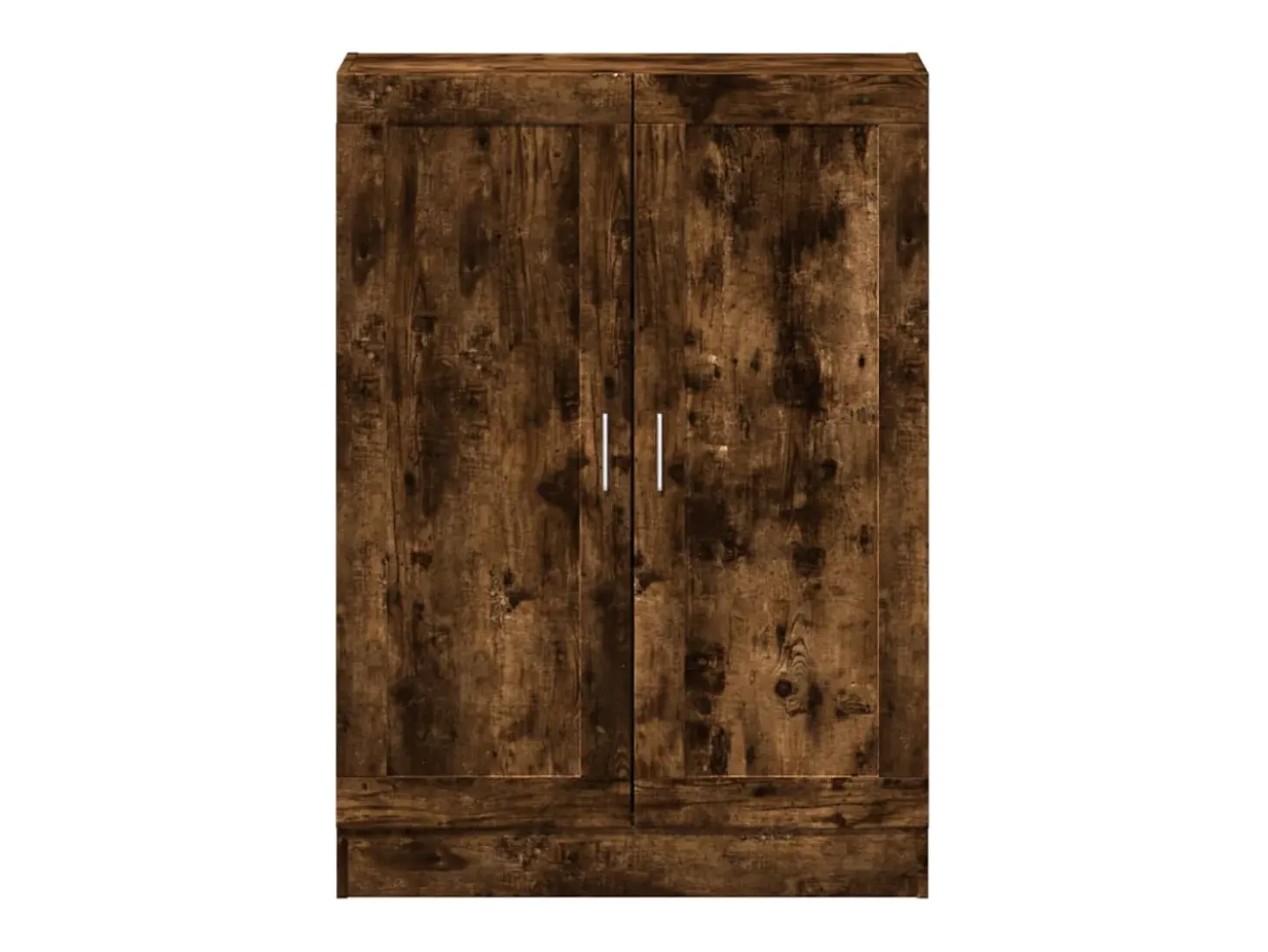 Armario libros madera de ingeniería roble humo 82,5x30,5x115 cm