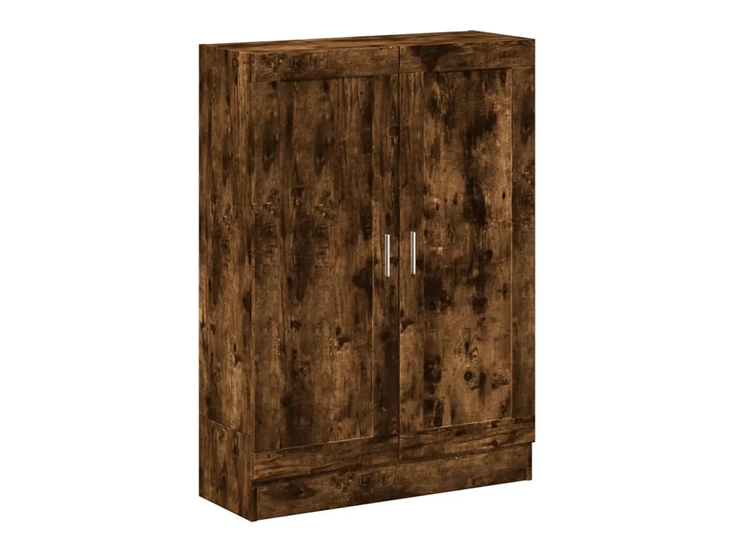 Armario libros madera de ingeniería roble humo 82,5x30,5x115 cm
