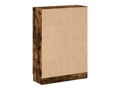 Armario libros madera de ingeniería roble humo 82,5x30,5x115 cm