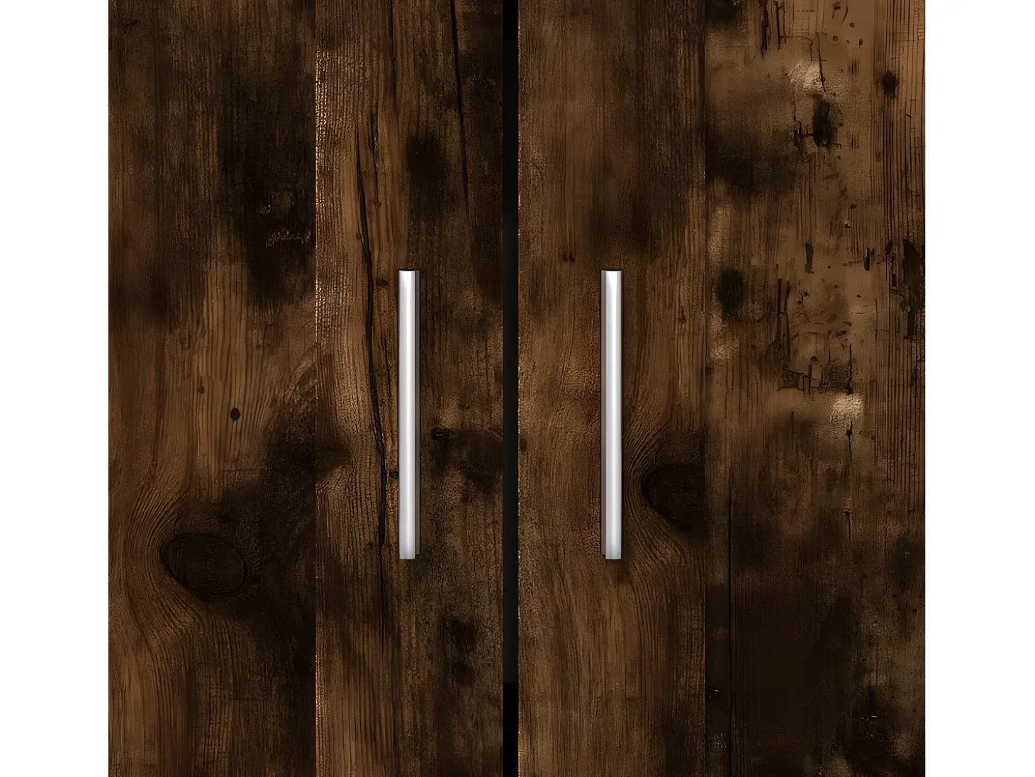 Armario libros madera de ingeniería roble humo 82,5x30,5x115 cm