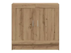 Armario libros madera ingeniería roble artisan 82,5x30,5x80 cm