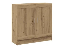 Armario libros madera ingeniería roble artisan 82,5x30,5x80 cm