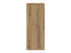 Armario libros madera ingeniería roble artisan 34x31x80 cm