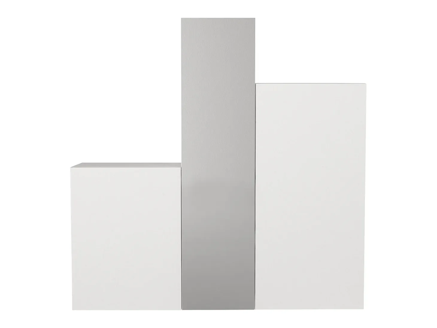 Armario modular con 1 espejo y 3 puertas blanco - TELEZA