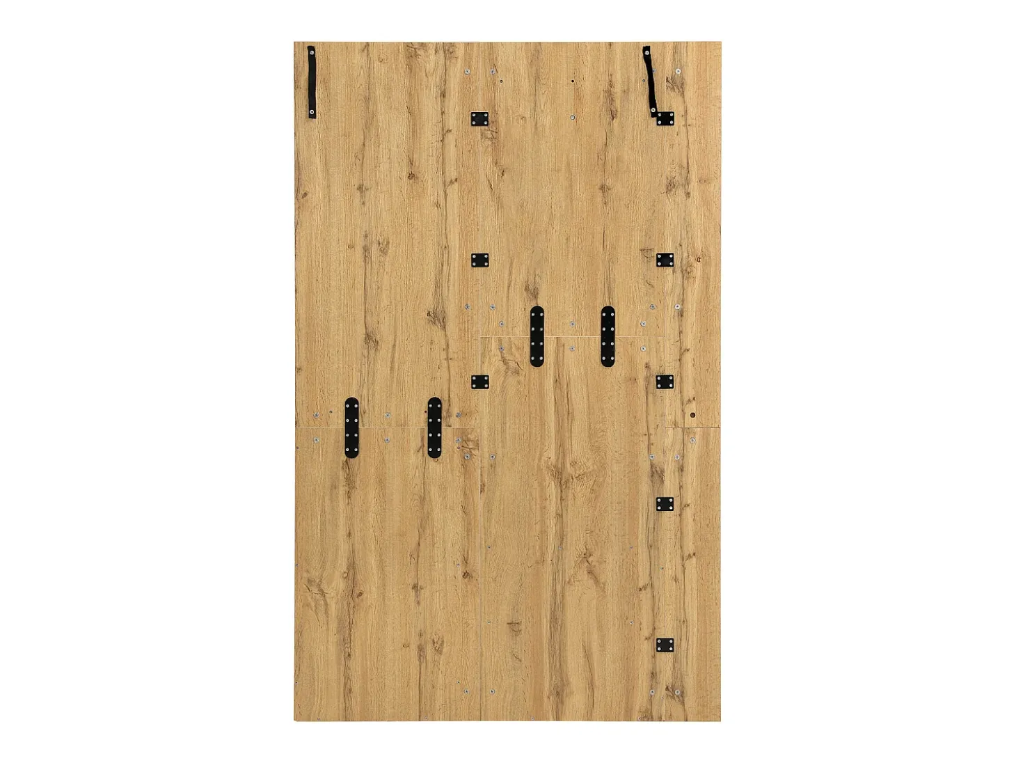 Armario natural con 2 puertas, espejo, paragüero y banco zapatero, multifuncional 115 x 37 x 185