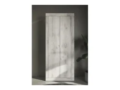 Armario para la entrada de la casa, colección ISORA, color roble blanco