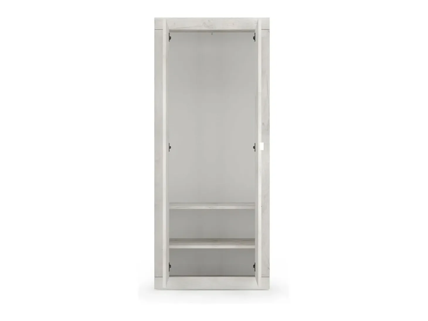 Armario para la entrada de la casa, colección ISORA, color roble blanco