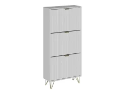 Armario para zapatos blanco 60x23.5x128.5 helge