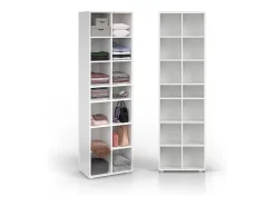 Armario para zapatos blanco 52.4x33.3x183.3 paris