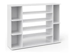 Armario para zapatos blanco 116.2x30.1x87.4 levin