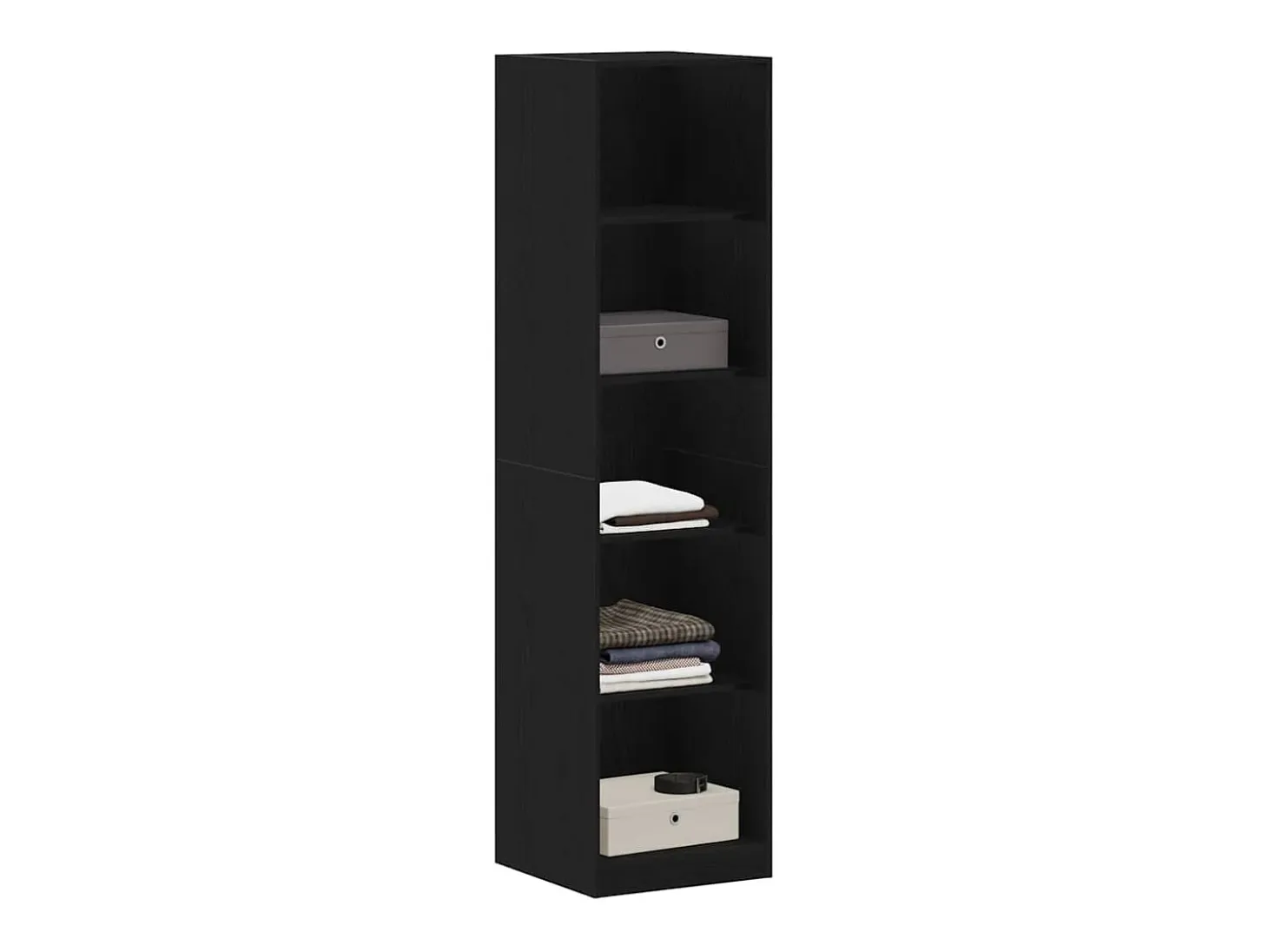 Armario Roble negro 50 x 50 x 200 cm Madera contrachapada