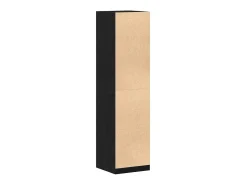 Armario Roble negro 50 x 50 x 200 cm Madera contrachapada