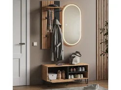 Armario roble wotan 100x38x100 amber