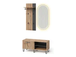 Armario roble wotan 100x38x100 amber