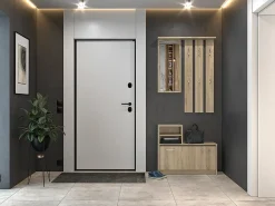 Armario Zapatero Color Roble Sonoma de 85x180x24 cm – Diseño Moderno y Estrecho para Recibidor o Pasillo