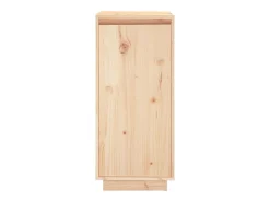 Armario zapatero de madera maciza de pino 35x35x80 cm ES641011