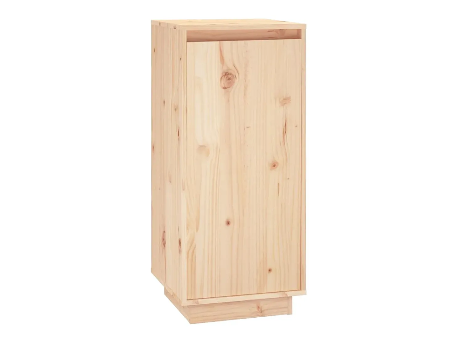 Armario zapatero de madera maciza de pino 35x35x80 cm ES641011