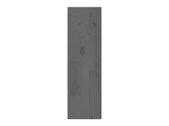 Armarios de pared 2 uds Gris 30x30x100 cm Madera maciza de pino