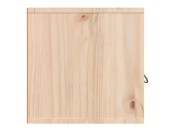 Armarios de pared 2 uds 80x30x30 cm Madera maciza de pino
