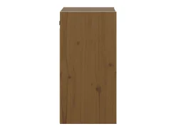 armarios de pared marrón miel de 30 x 30 x 60 cm de madera maciza de pino.
