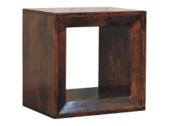Artisan Furniture Madera maciza Mesa auxiliar Solis Open California Walnut